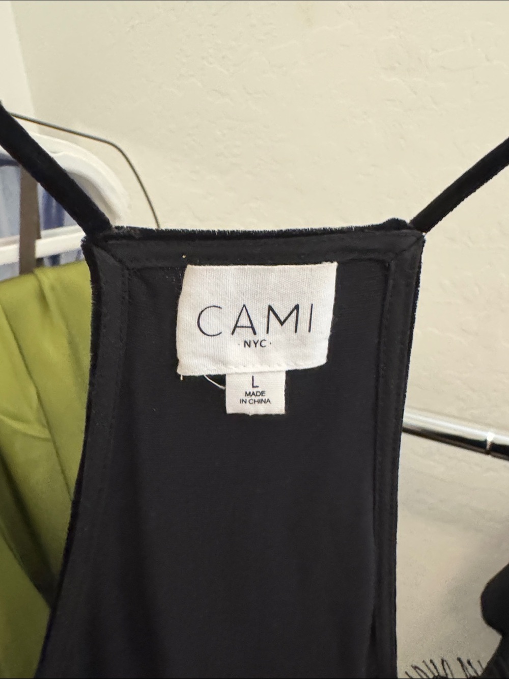 Cami NYC Black Velvet Lace-Trim Camisole - Picture 2 of 4